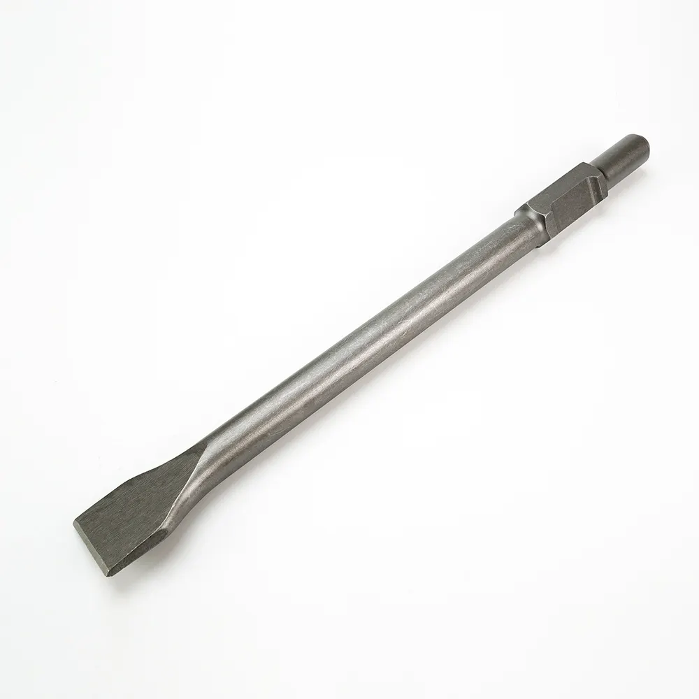 DETROIT 50 x 450mm 30mm-Hex Wide Flat Chisel TTWC50HEX