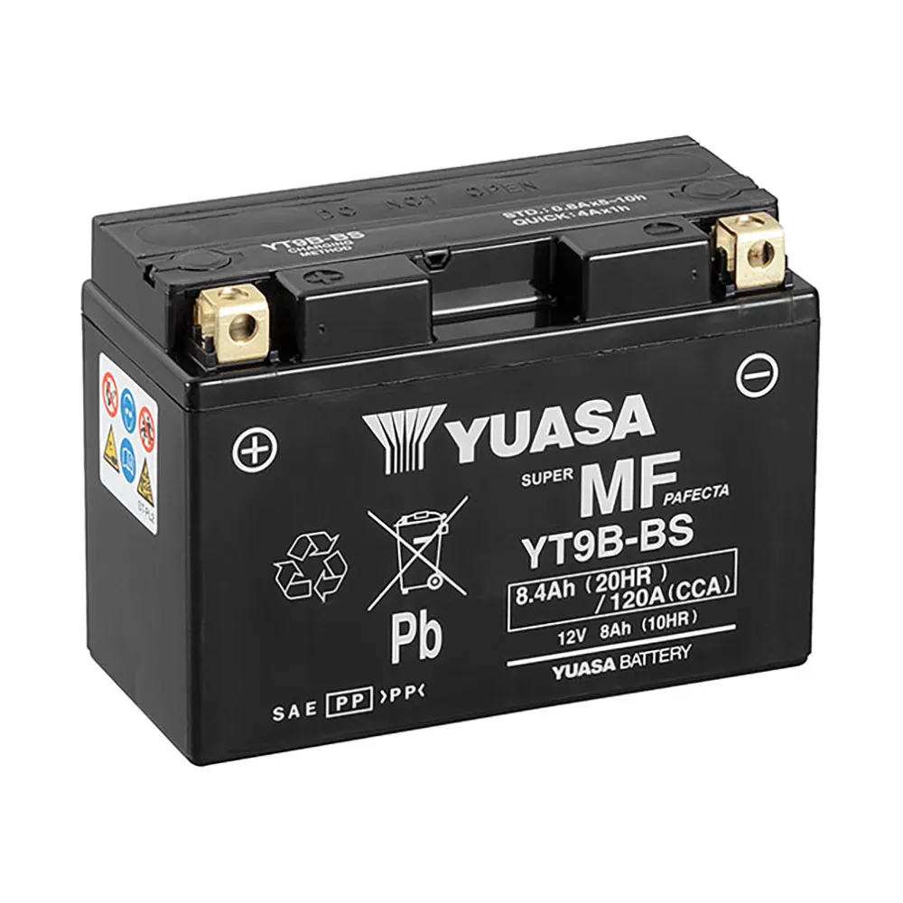 YUASA MOTORCYCLE YT9B-BS FA Motorcycle Battery 156008
