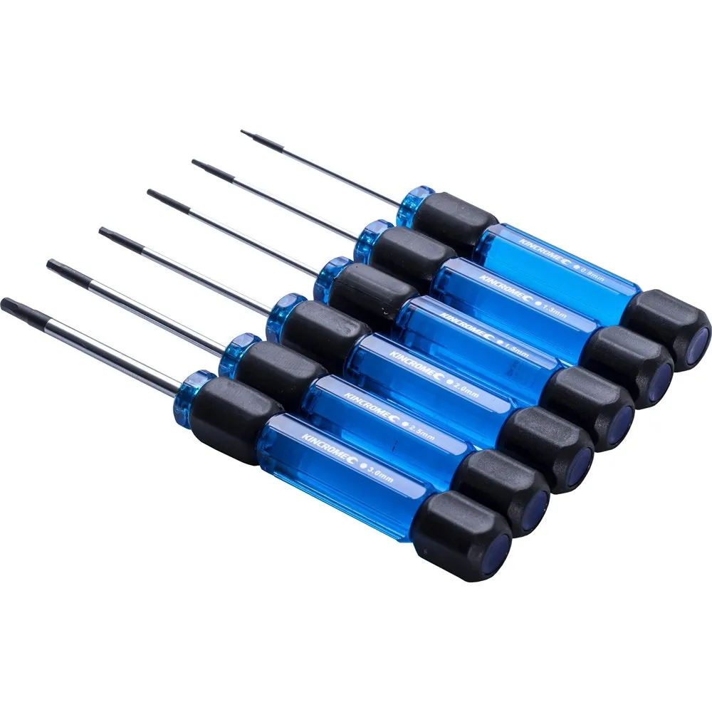 KINCROME Precision Hex Screwdriver Set - 6 Piece K5116