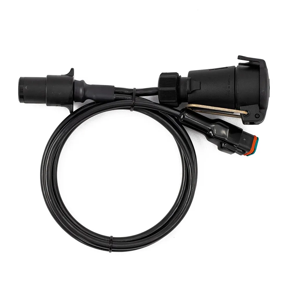 ELECBRAKES 7 Pin Small Round To 7 Pin Large Round Adaptor Socket A7SR-7LR