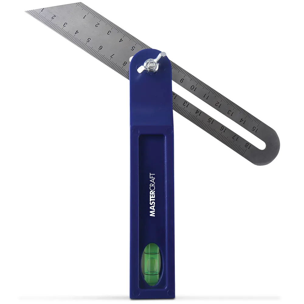 MASTERCRAFT 200mm Plastic Handle Sliding Bevel MBS200