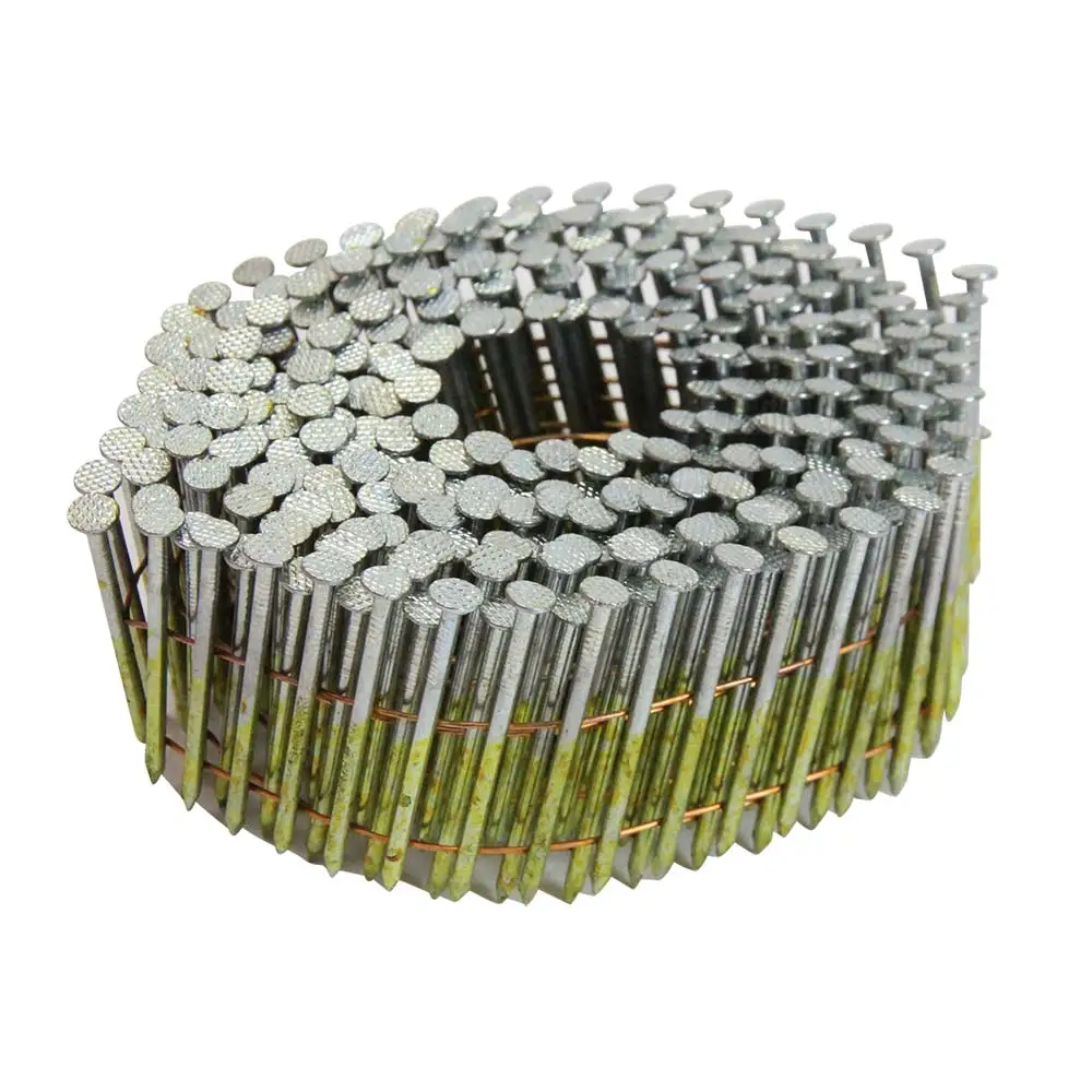 AIRCO Coil Nail Smooth Shank Electro Galvanised - 45mm Box of 9000 YA45251