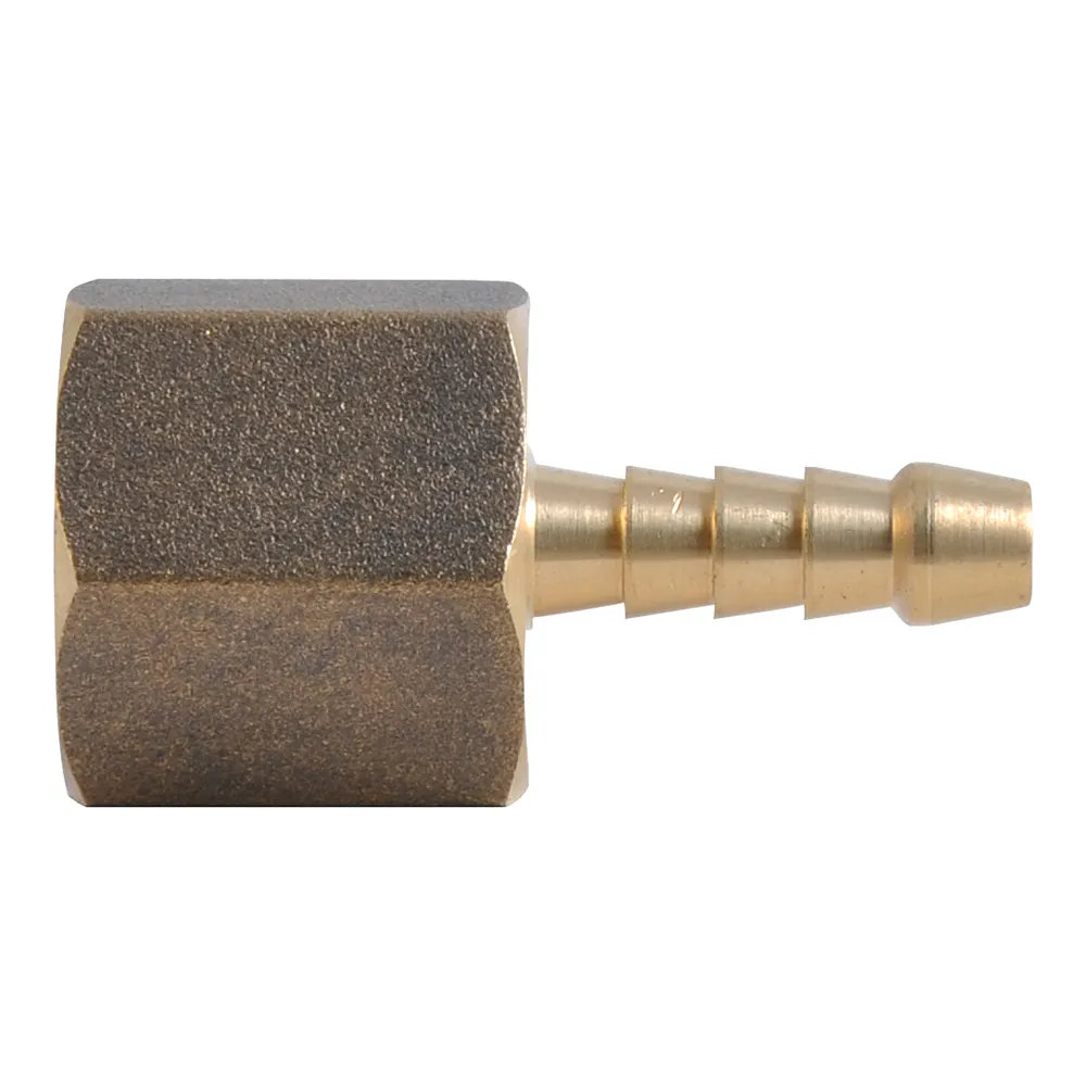 SONSBEEK TAILPIECE 1/4inch BARB 2PK 3/8inch BSP FEMALE BRASS, CARDED