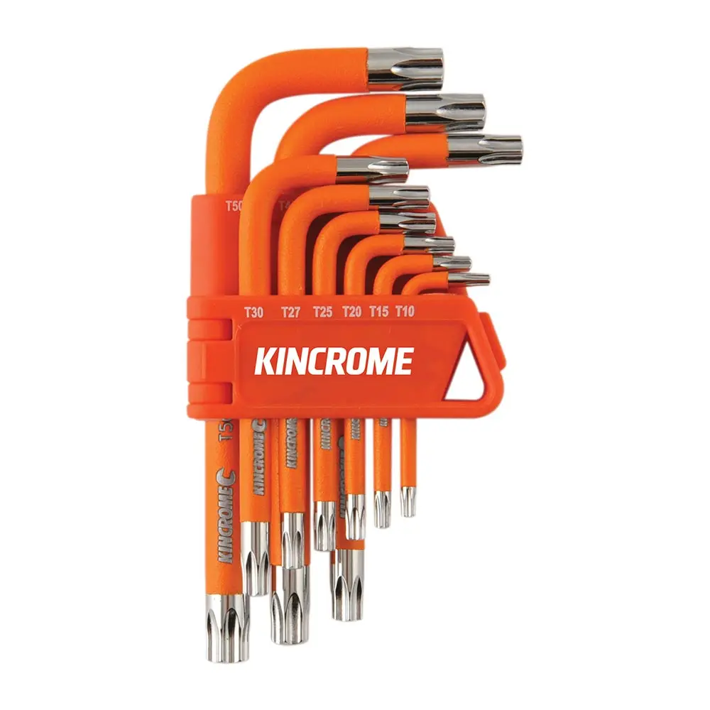 KINCROME Tamperproof Torx Key Set Short Series - 9 Piece K5145