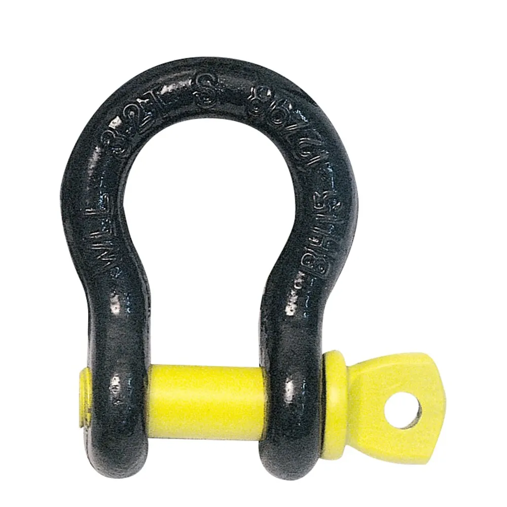 BLACK RAT 19 x 22mm 4.7t 4WD Bow Shackles 342219BK