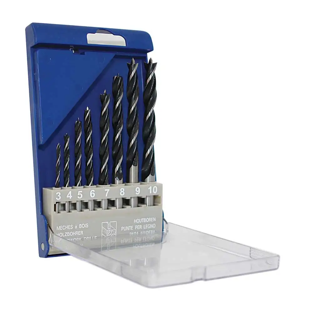 MAKITA 3-10mm Brad Point Drill Bit Set - 8 Piece P-57663