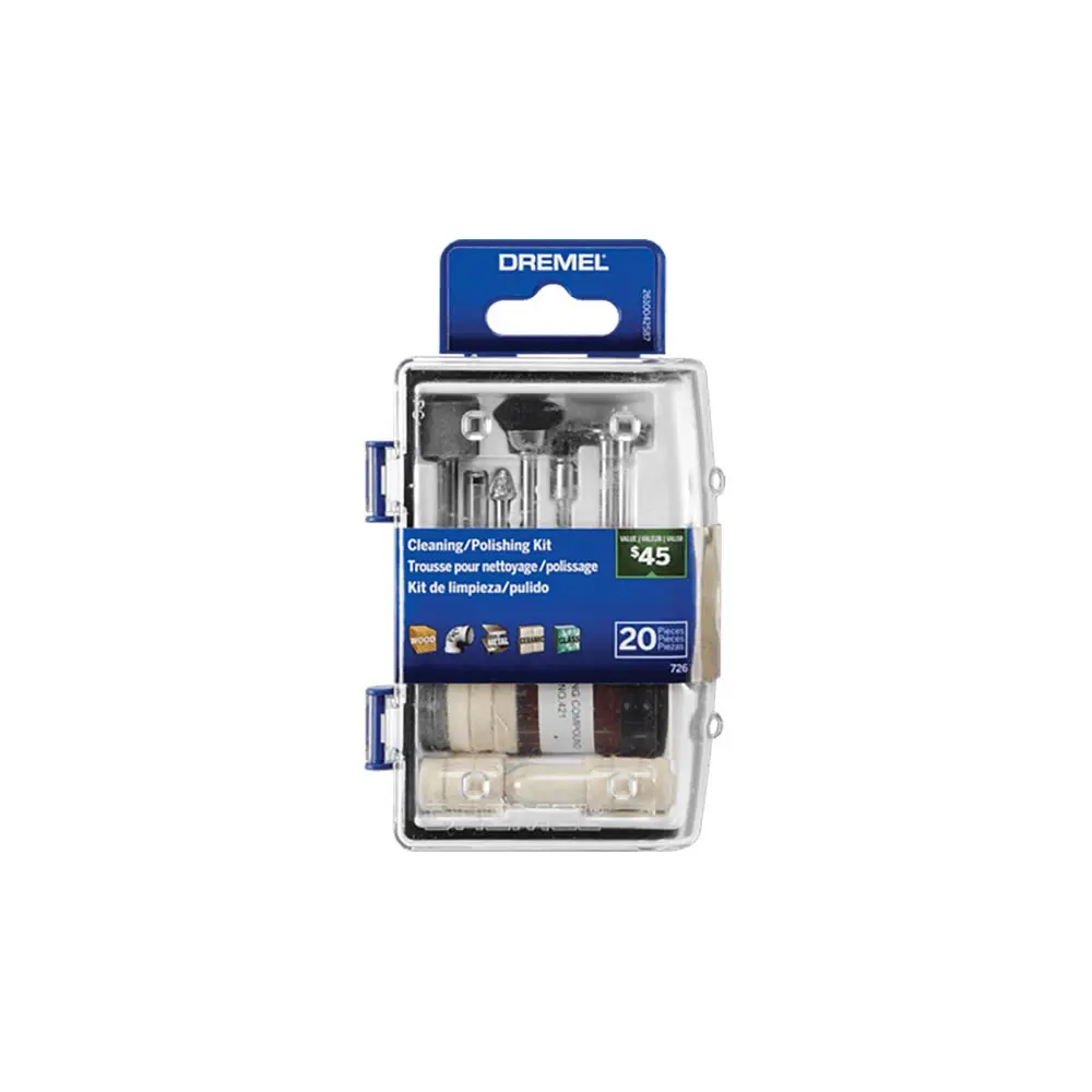DREMEL 726-01 Clean/Polish Rotary Tool Accessory Set - 20 Piece 26150726AA