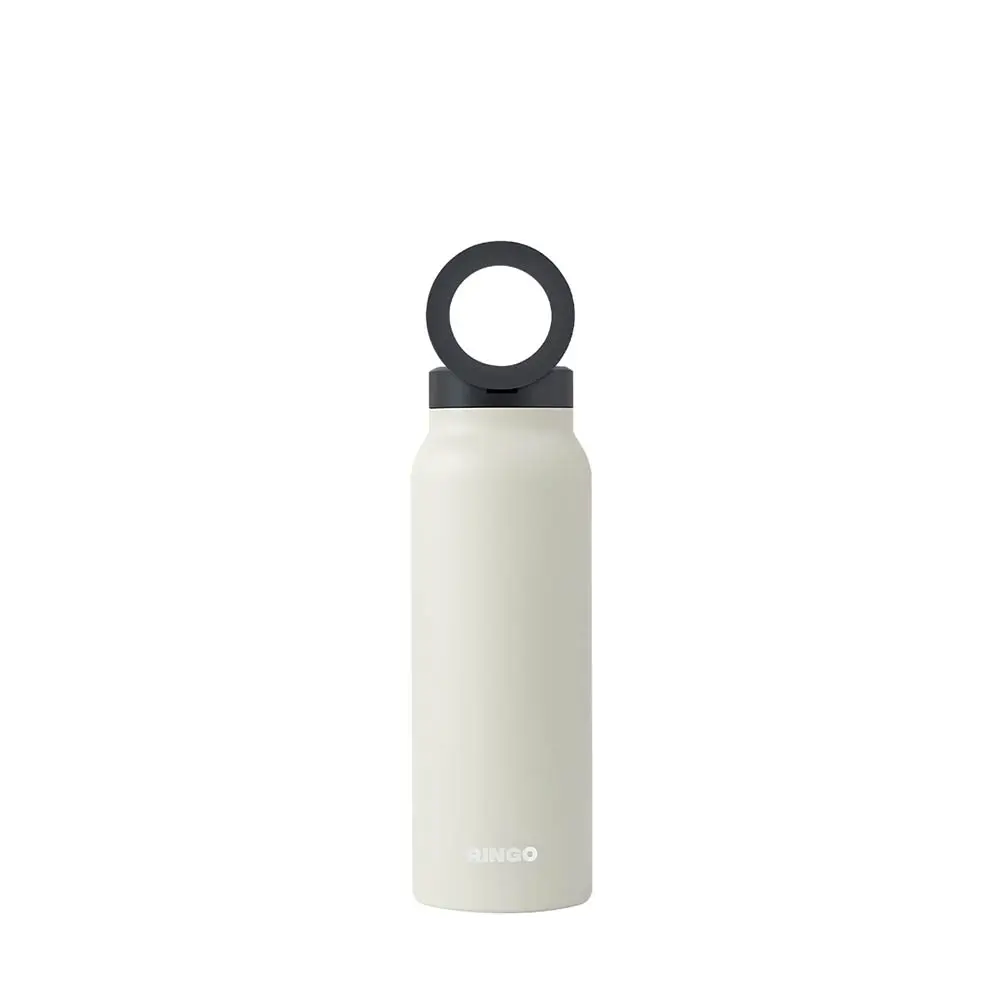 RINGO 710ml (24oz) Water Bottle - with Magnetic Phone Mount - Ivory B2IV24LSC1