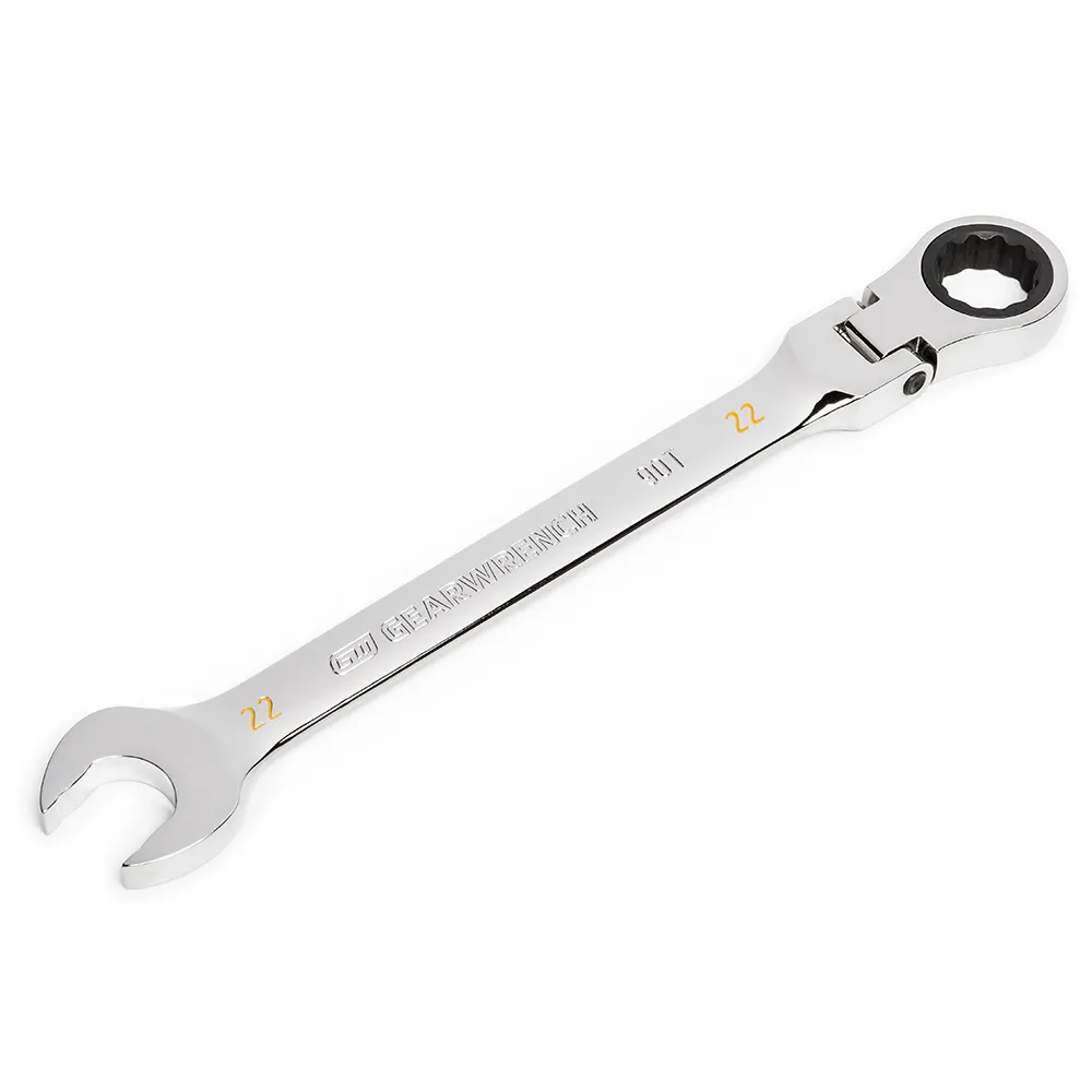 GEARWRENCH 22mm 90T Flexhead Ratcheting Combination Wrench 86722