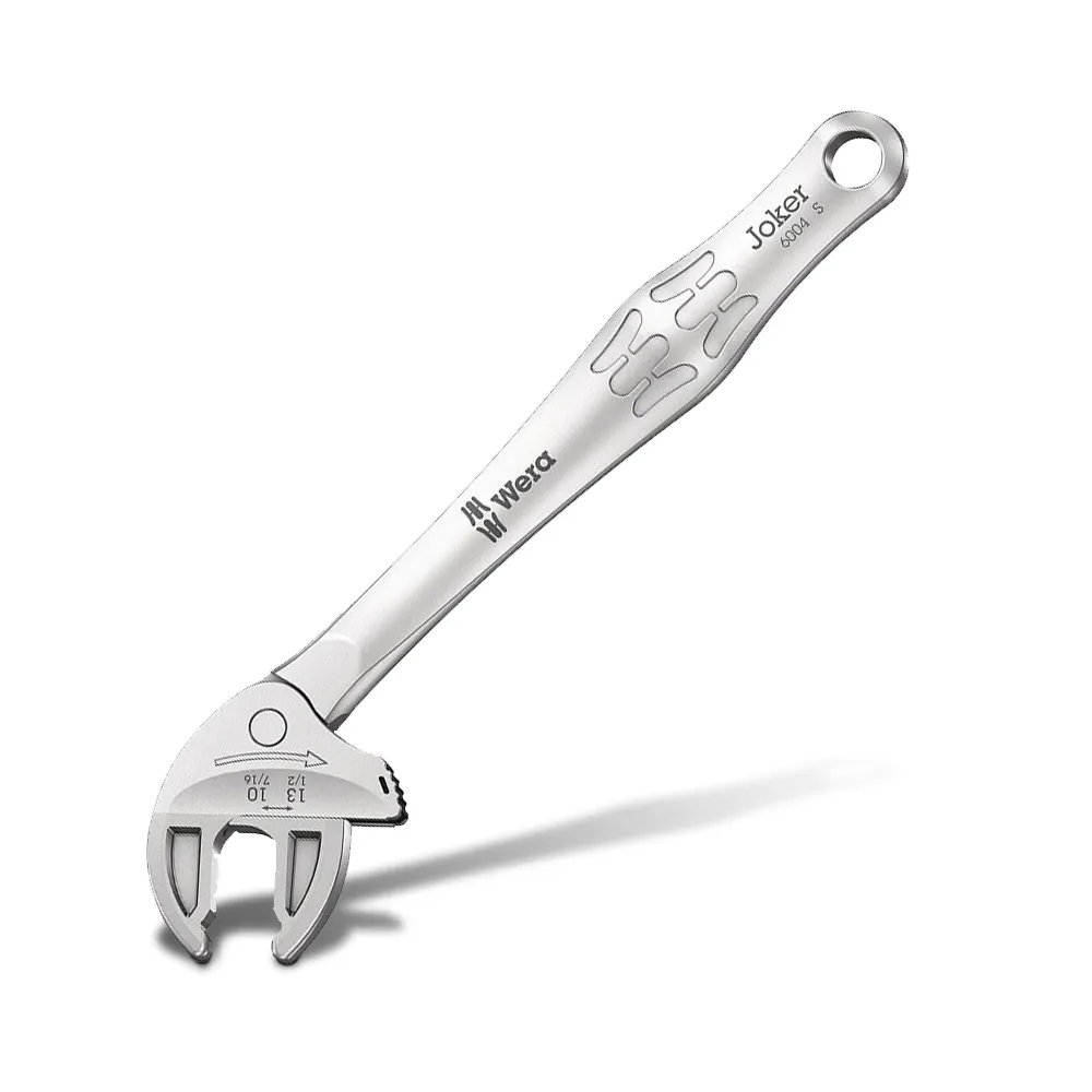 WERA 6004 Joker S Self-Setting Spanner , 10-13mm, 7/16-1/2" x 154 mm WER020100