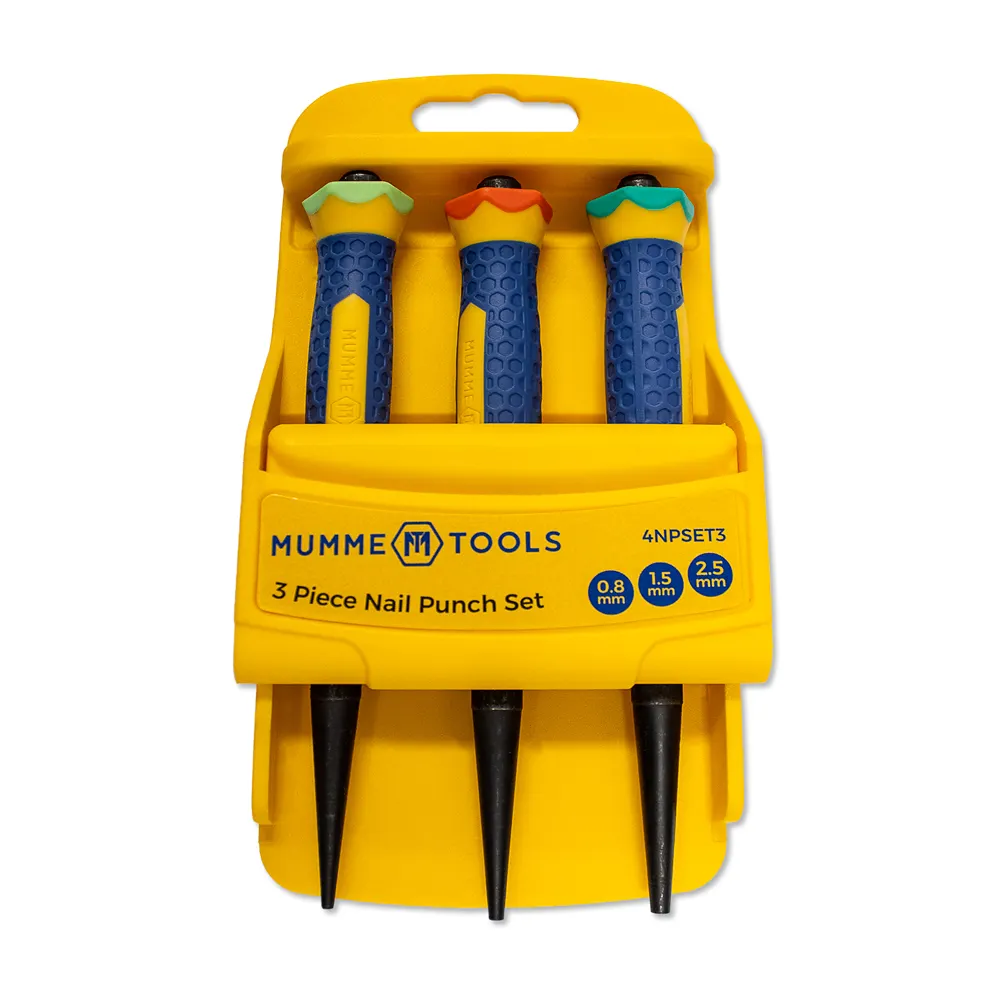 MUMME 0.8, 1.5, 2.5mm Punch & Chisel 3-Piece Set 4NPSET3