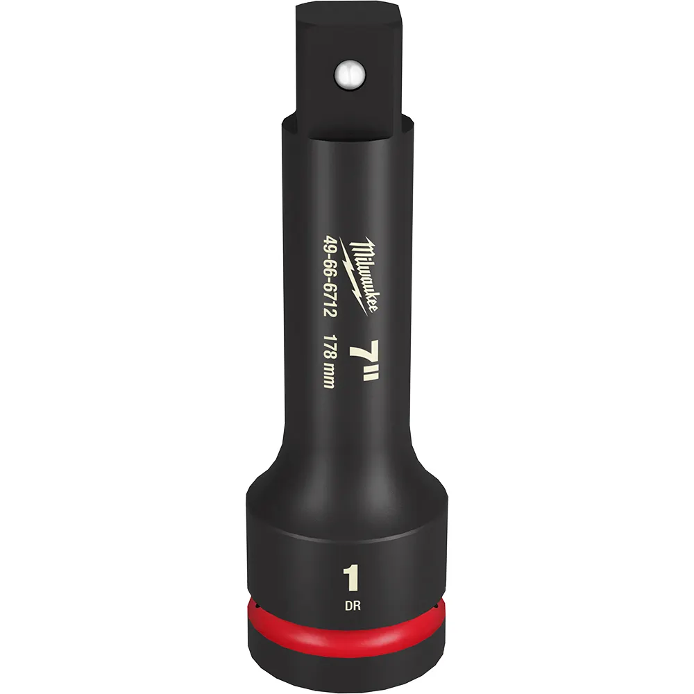 MILWAUKEE SHOCKWAVE 1" Drive 178mm (7") Impact Socket Extension 49666712