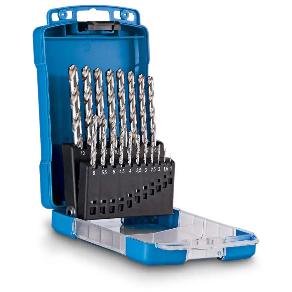 SUTTON 1-10mm Metric HSS-Bright Jobber Drill Bit Set - SILVER BULLET - 19 Piece D101SM2