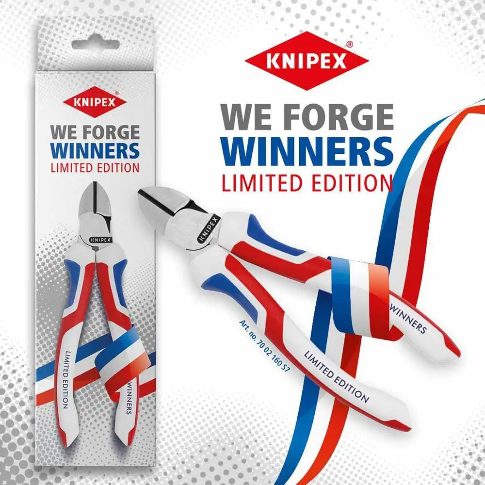 KNIPEX 160mm We Forge Winners Edition Diagonal Cutter Plier 7002160s7