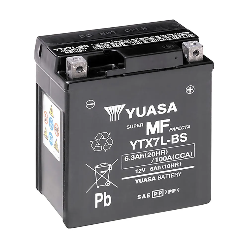 YUASA MOTORCYCLE YTX7L-BS Motorcycle Battery 156026