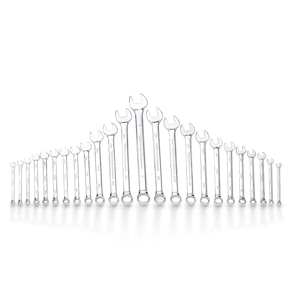 TTI Metric/AF Combination Ring/Open-End Spanner Set - 24 Piece TCSDS24