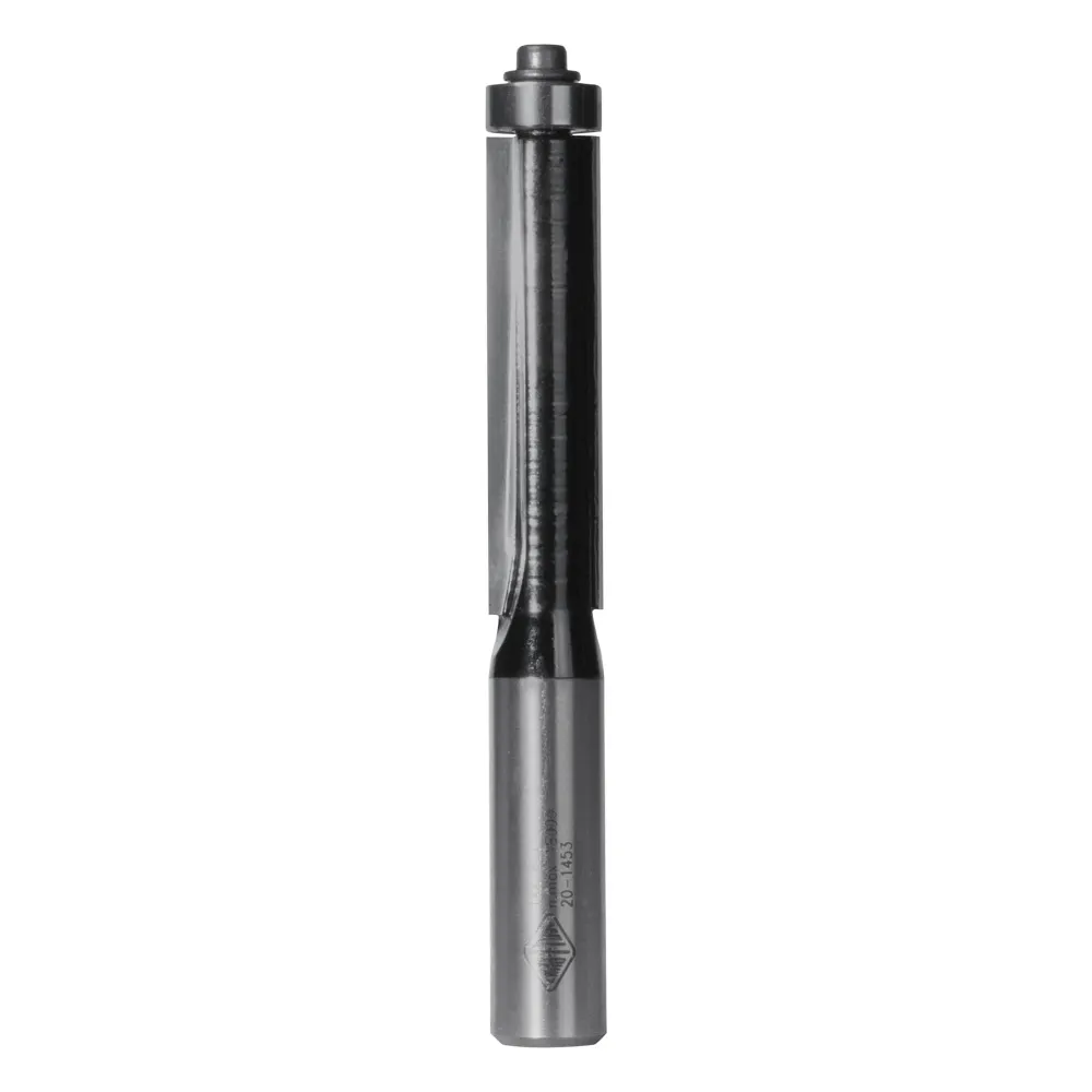 CARBITOOL Router Bit TCT Extra Long Flush Trim w.Bearing 1/2inch -Diameter 1/2inch -Shank TXX 8016 B 1/2