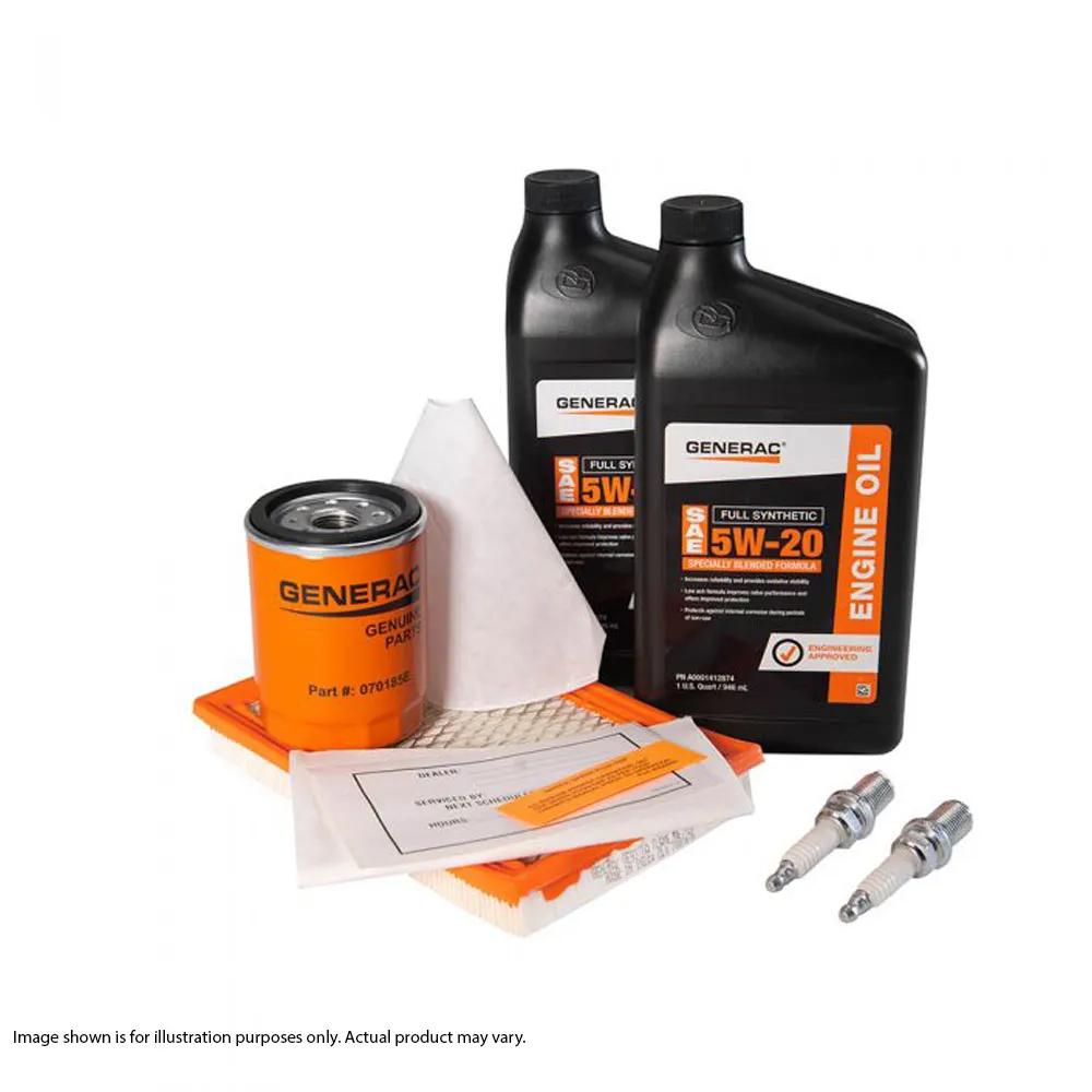 GENERAC Maintenance Kit, 8kVA/kW, 530cc Kit with oil G0064830