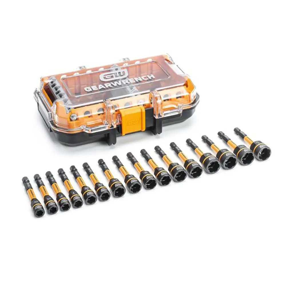 GEARWRENCH 16 Piece Bolt Biter Nut Extractor & Driver Set 86171