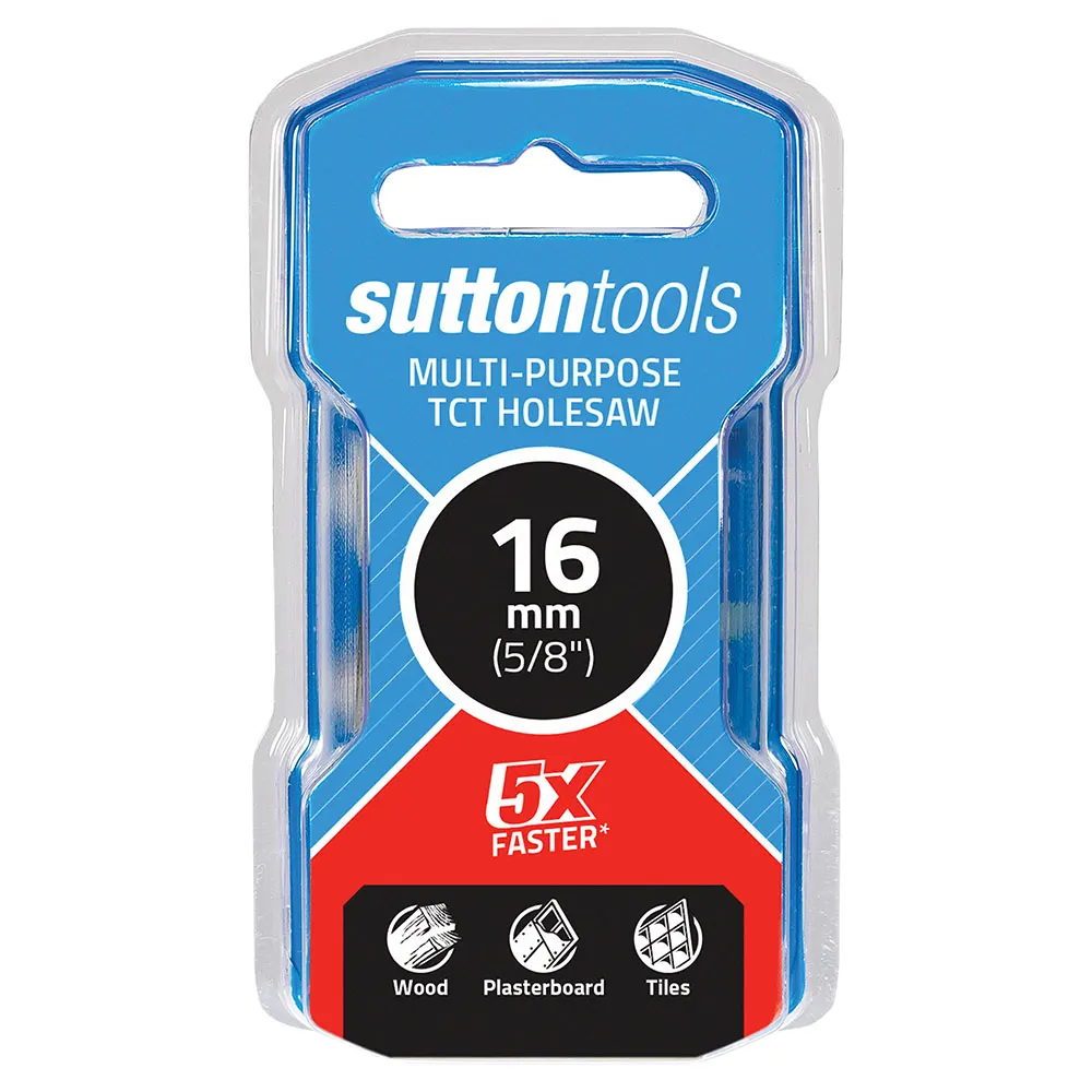 SUTTON 16mm (5/8inch) TCT Multi-Purpose Holesaw