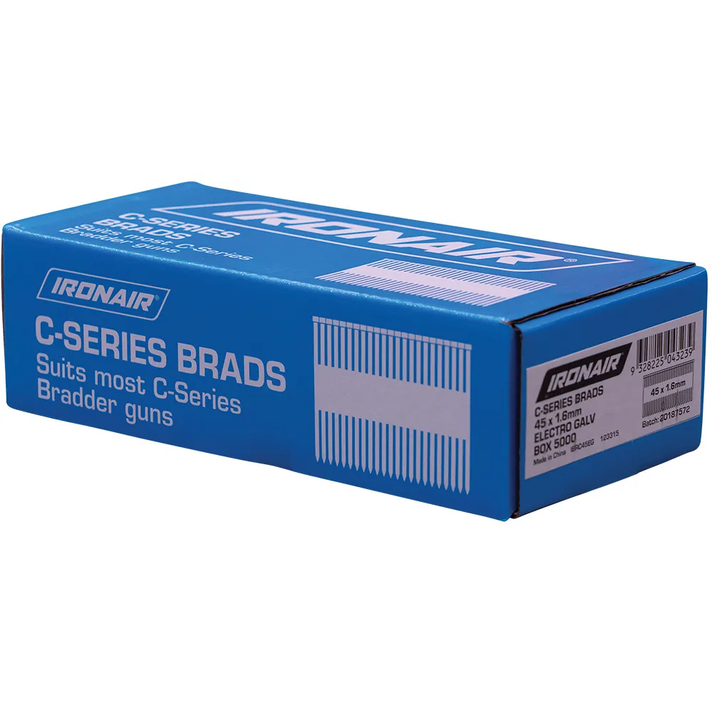 IRONAIR 32 X 1.6mm 5000box Nail Brad C IBRC32EG