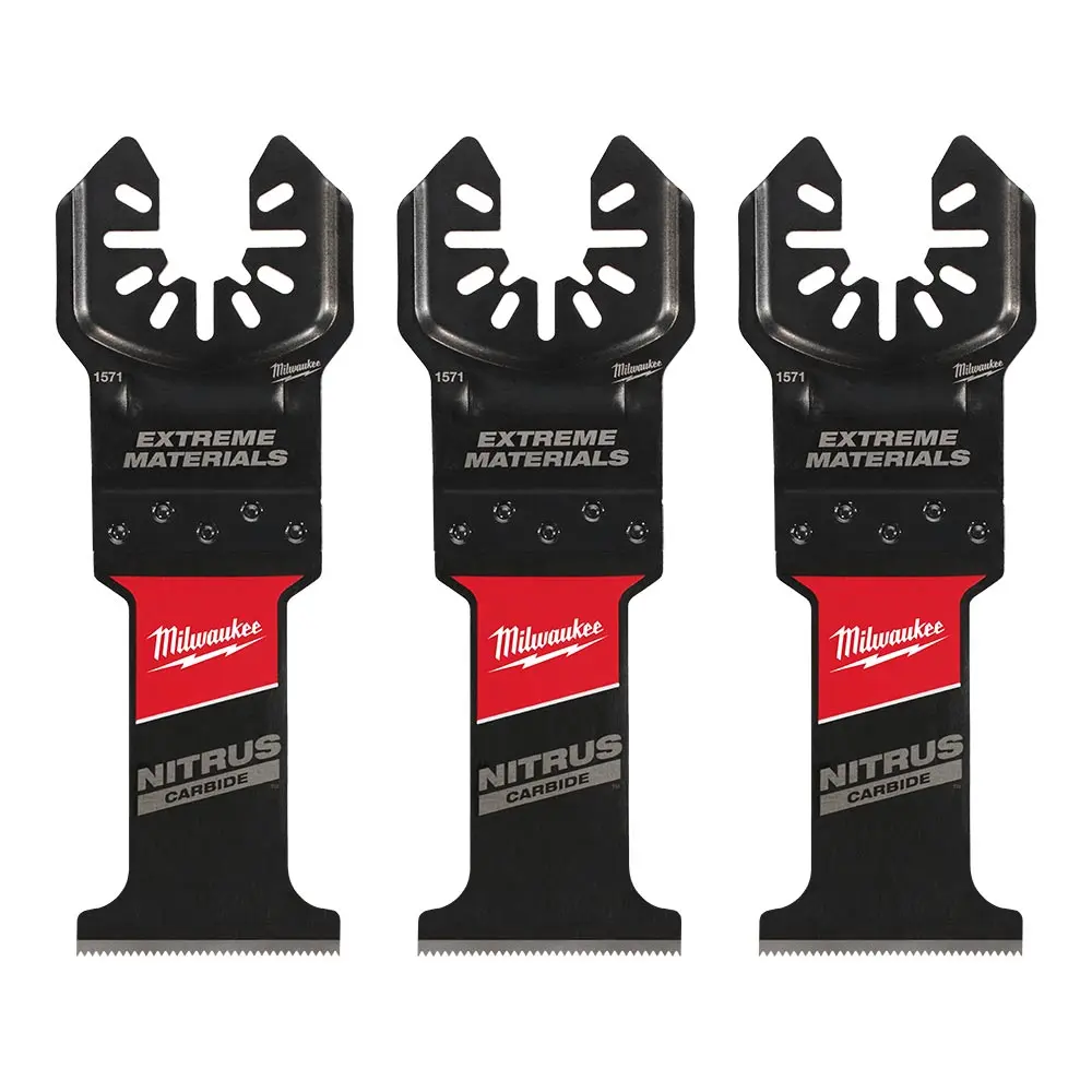 MILWAUKEE 35mm OPEN-LOK NITRUS CARBIDE Extreme Materials Blade - 3 Piece