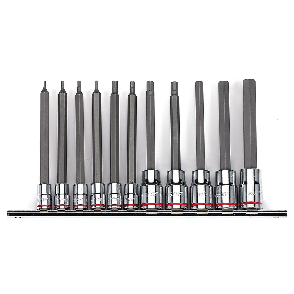 TTI 11 Piece 1/4inch & 3/8inch Dr AF Inhex Socket Set TIHVS113