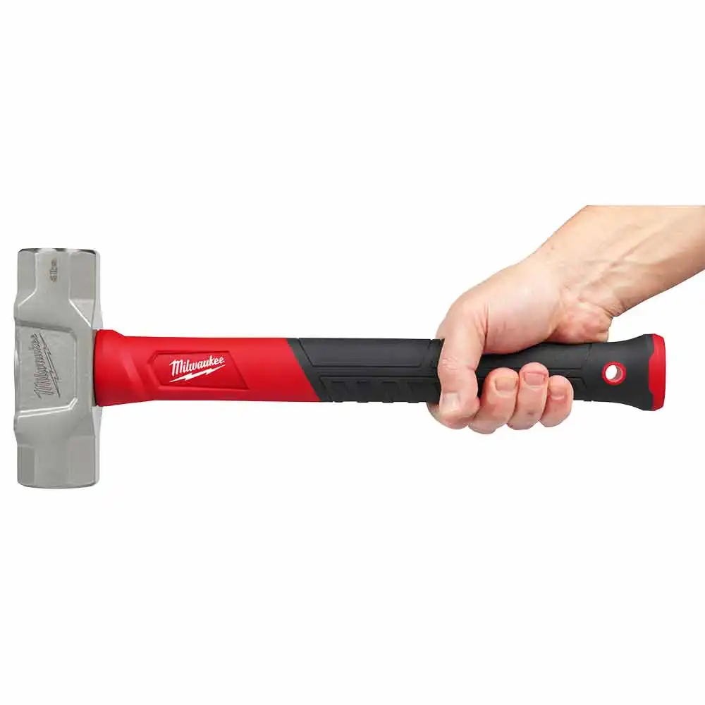 MILWAUKEE 4lb Fibreglass Rubber Grip Club Hammer 48229314
