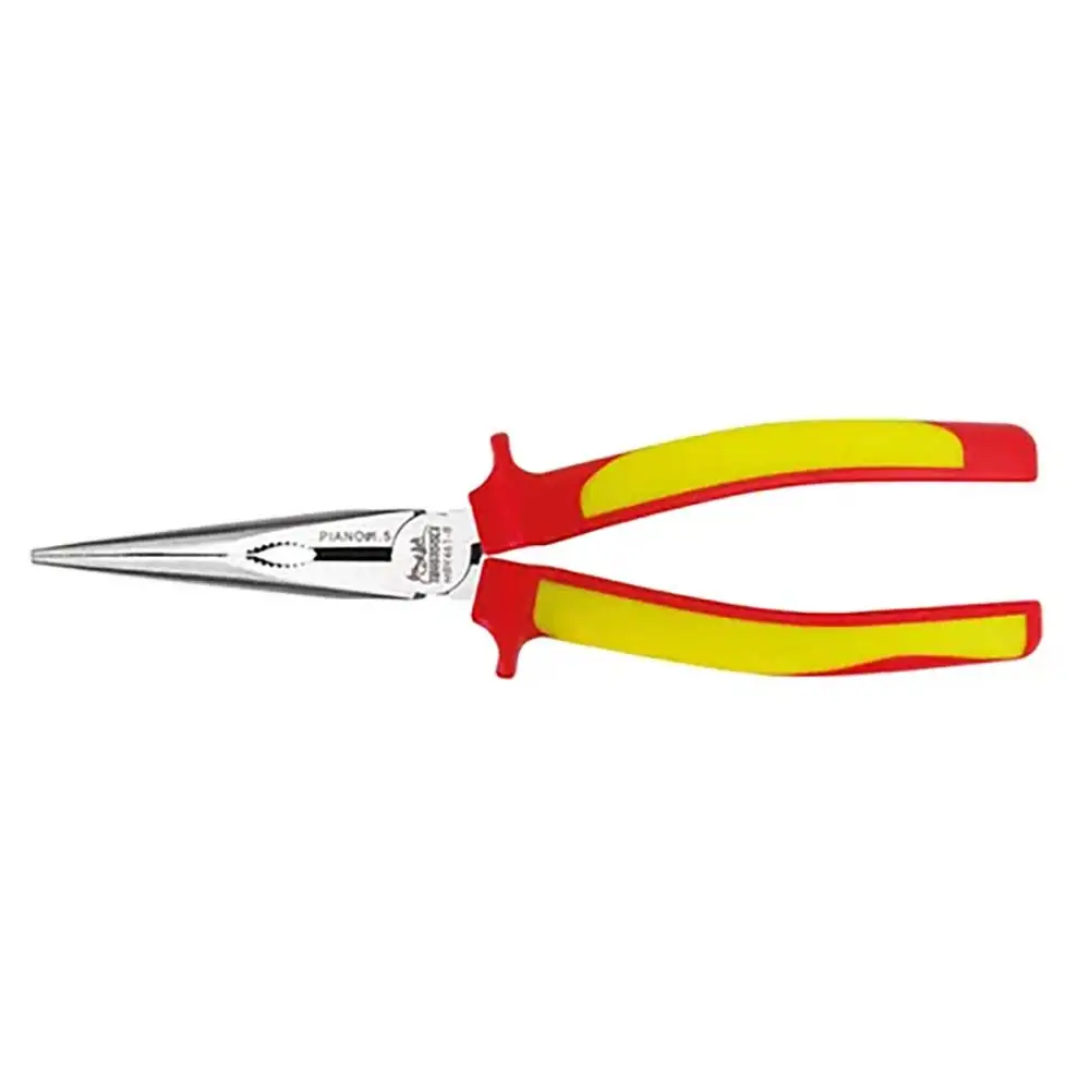 TENG TOOLS 200mm 8inch 1000V VDE Long Nose Plier Bent TE-MBV463-8