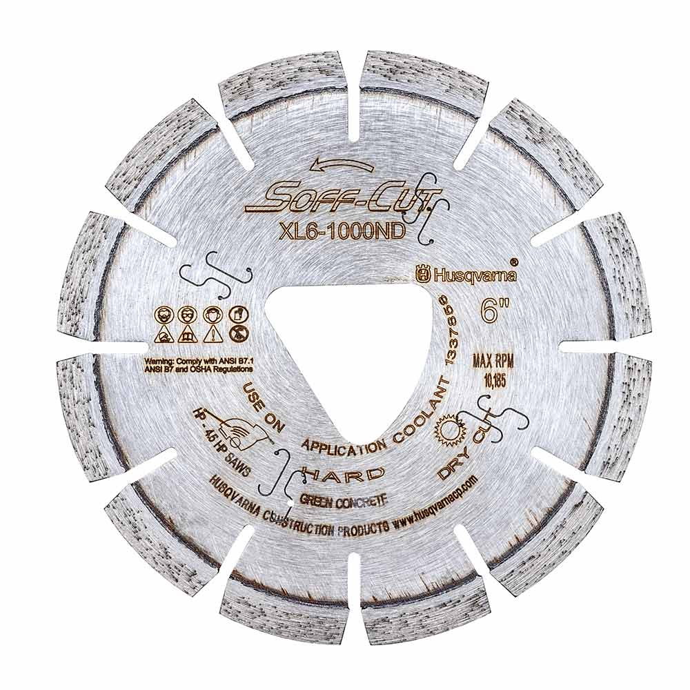 HUSQVARNA 150mm Segment Soff-Cut Diamond Blade 542756281