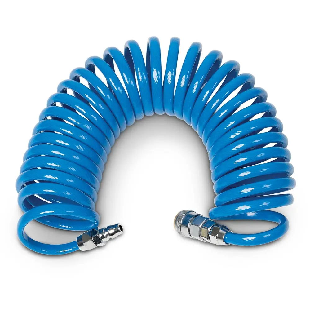 IRONAIR 10mm x 6m Nitto Style Quick Coupling Recoil Air Hose IAHR6M