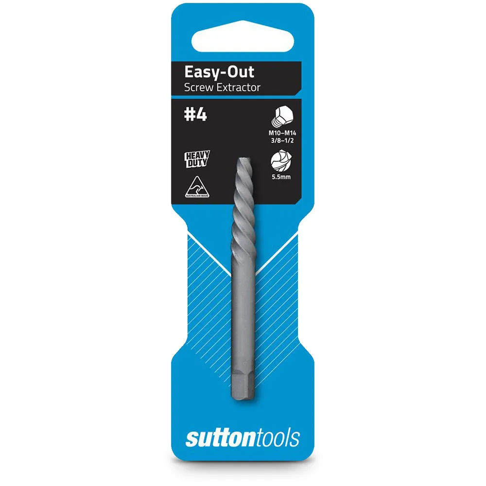 SUTTON M10-M14 Screw Extractor No.4