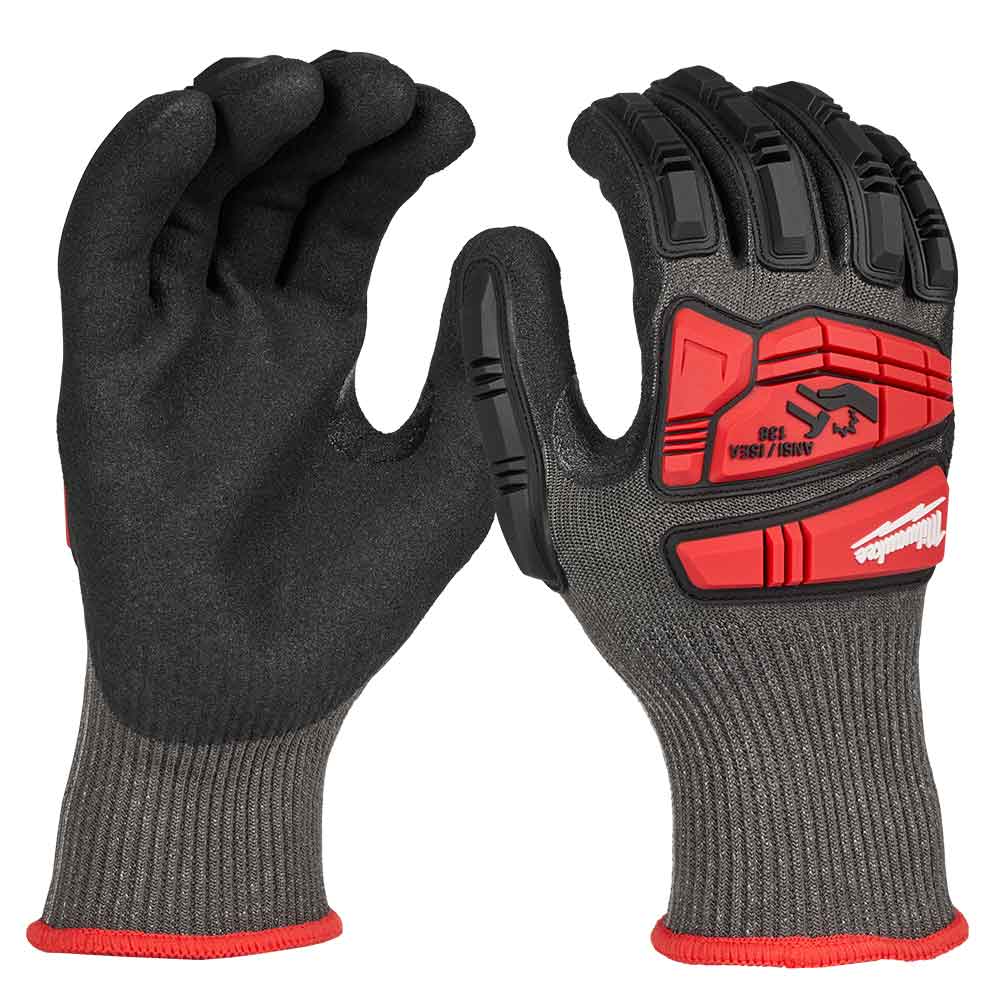 MILWAUKEE Impact Cut 5(E) Nitrile Dipped Gloves - 1 Pack 48738150