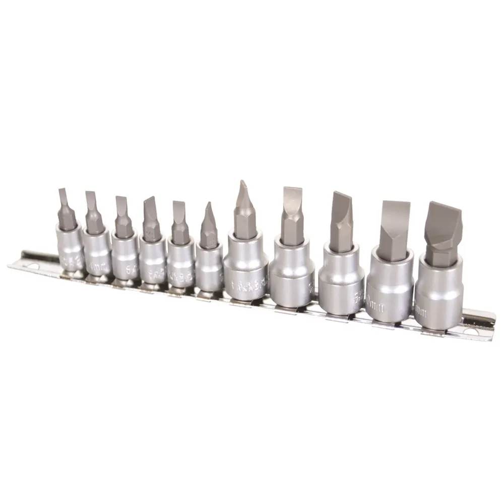 KINCROME 1/4inch & 3/8inch Blade Socket Set - 11 Piece K5027