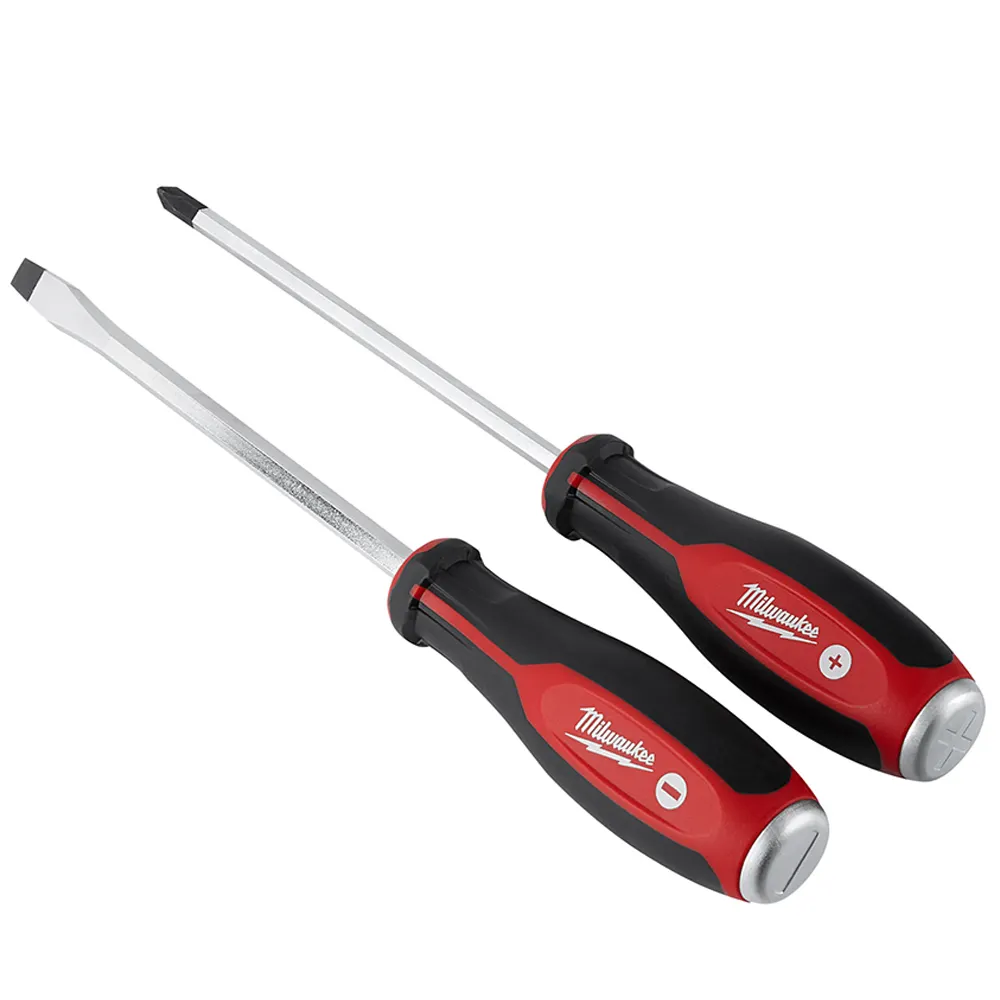 MILWAUKEE 2 Piece 125mm Through Tang Demo Screwdriver Set 48222702