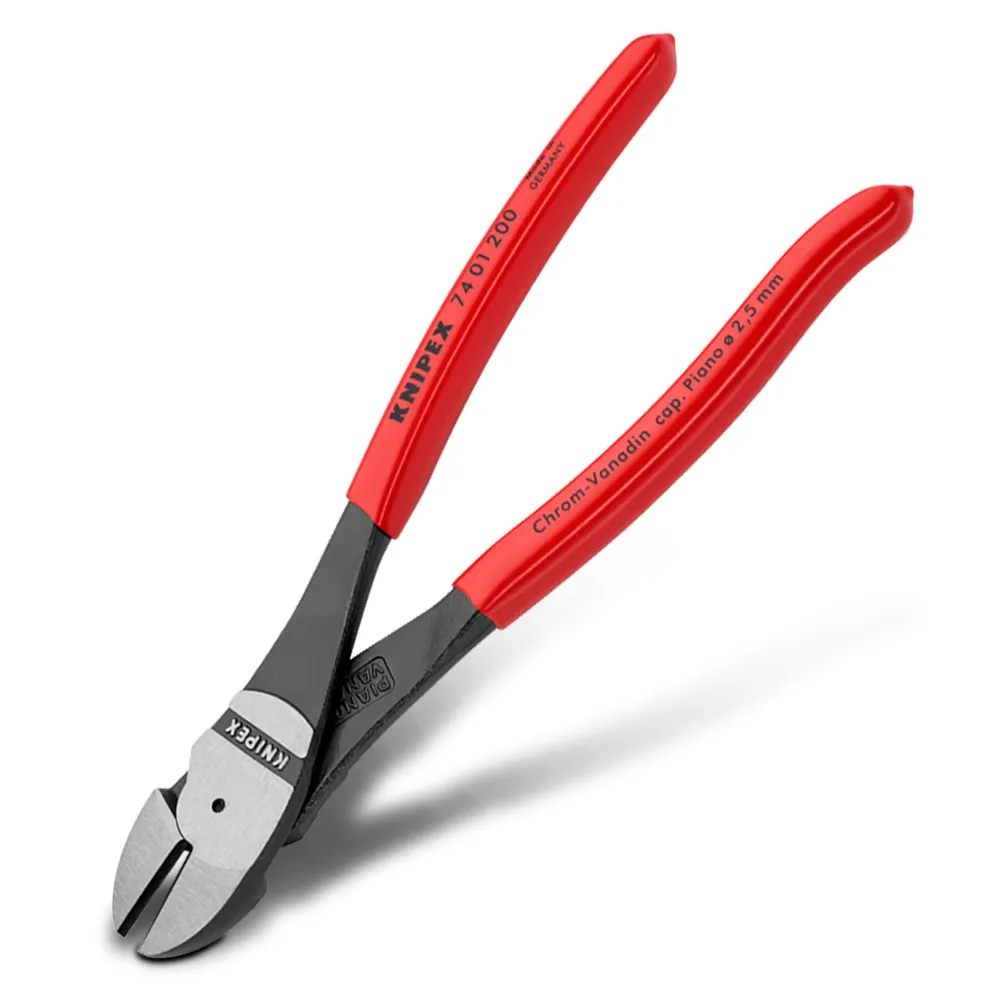 KNIPEX 200mm High Leverage Diagonal Cutter 7401200SB