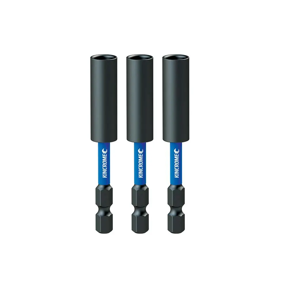 KINCROME 75mm C-Clip Power Magnetic Bit Holder - 3 Piece K21489