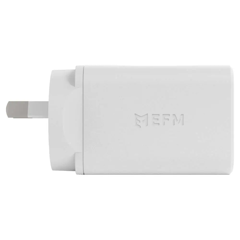EFM 50W GaN Dual Port Wall Charger - White EFPW50U932WHI
