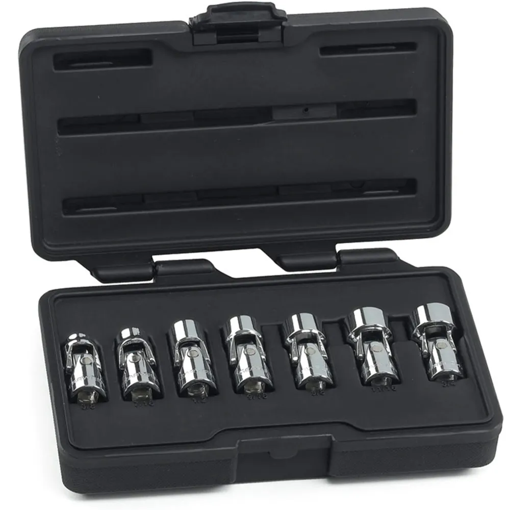 GEARWRENCH 7 pcs 3/8inch Drive 6 Point SAE Flex Socket Set 80564