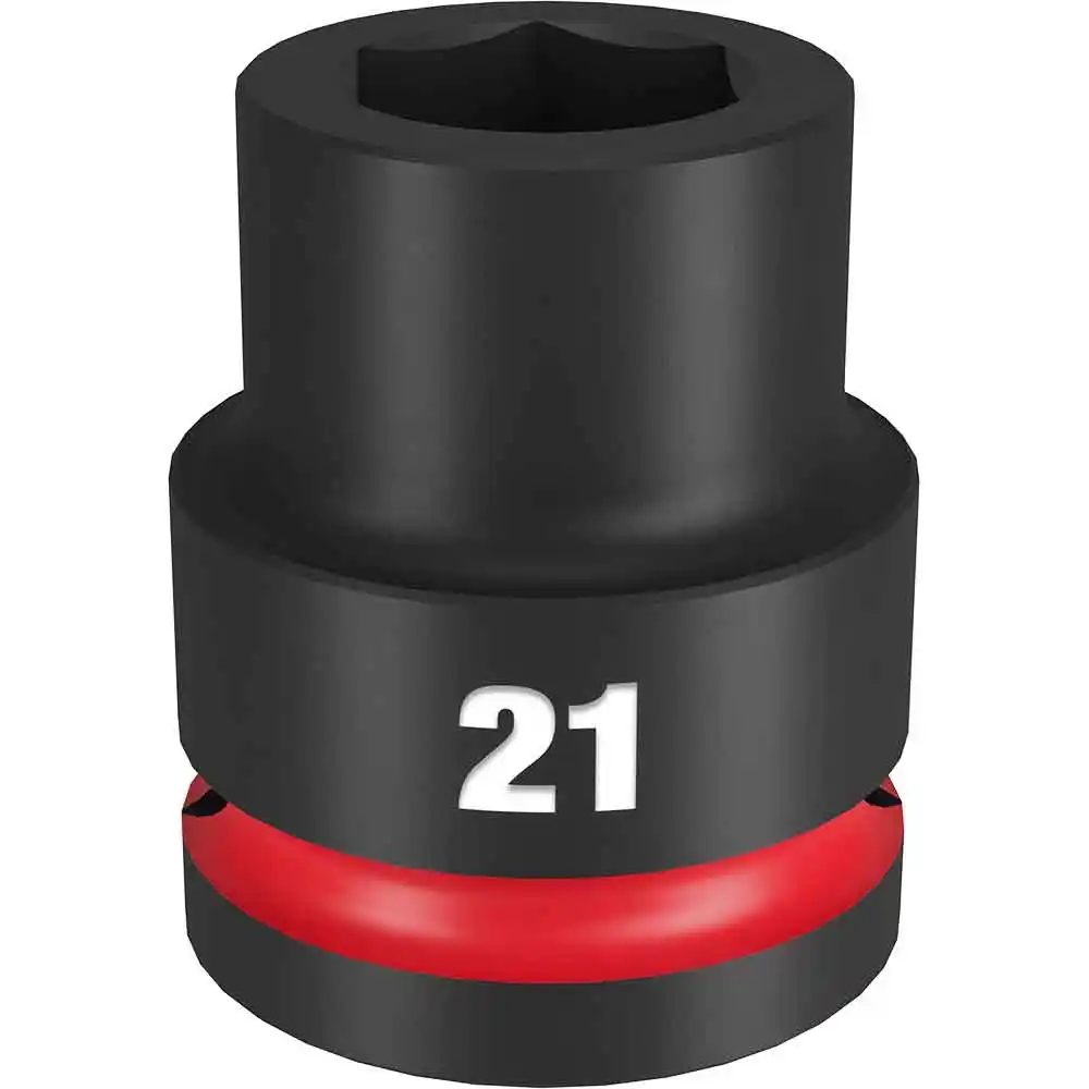 MILWAUKEE SHOCKWAVE 3/4" Drive 21mm Standard 6 Point Impact Socket 49666359