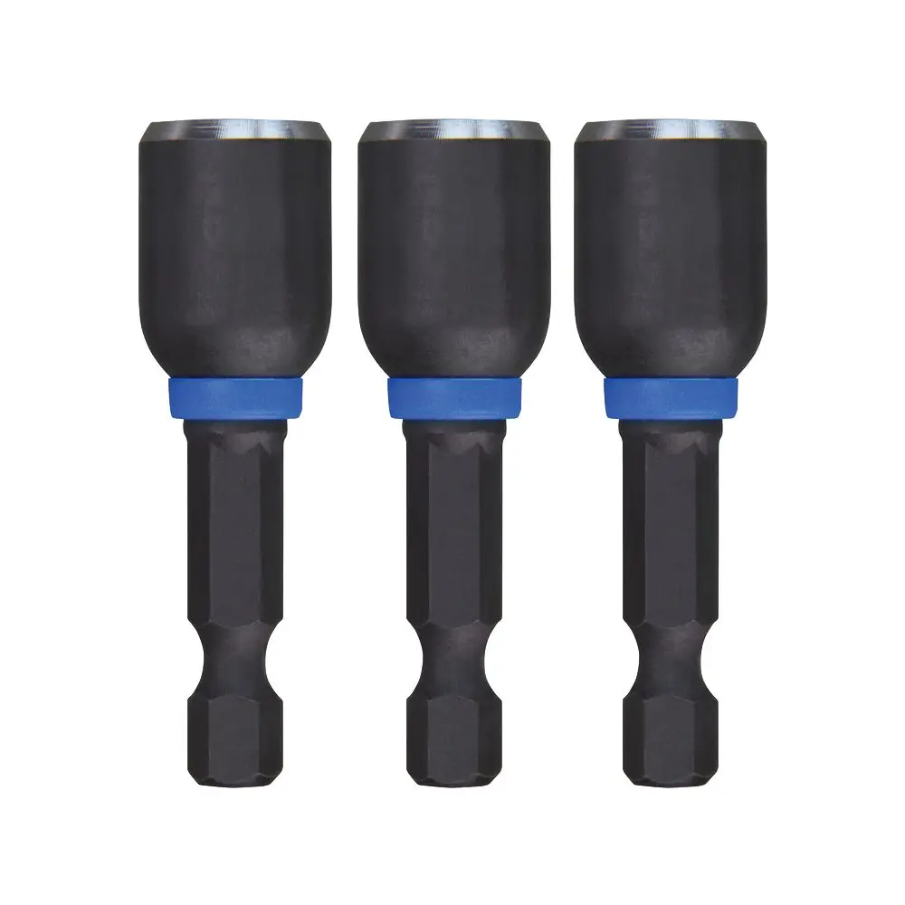 MILWAUKEE 3/8inch x 50mm Magnetic Power Nutsetter - SHOCKWAVE - 3 Piece 49664525