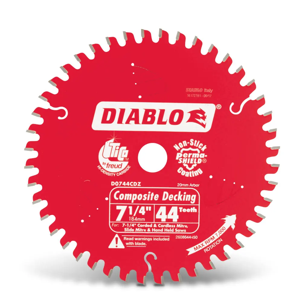 DIABLO 184mm 44T Composite Decking Saw Blade 2608644450