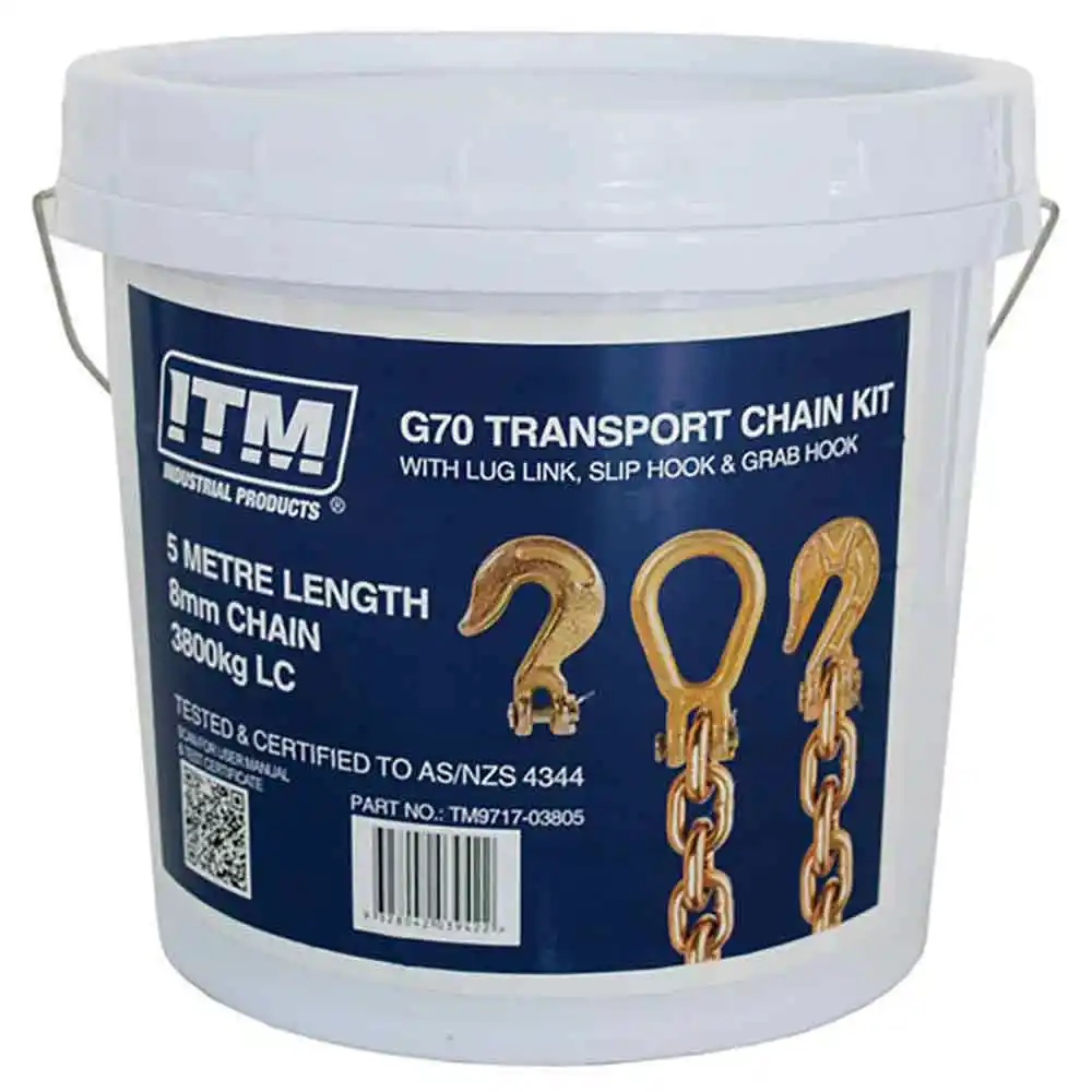 ITM 3.8T Lug Link Slip Grab Transport Chain TM9717-03805