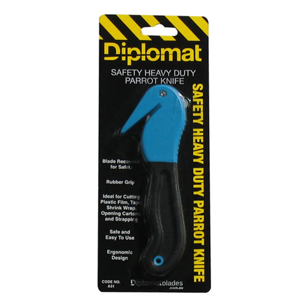 DIPLOMAT Heavy-Duty Parrot Beak Head Safety Knife A31