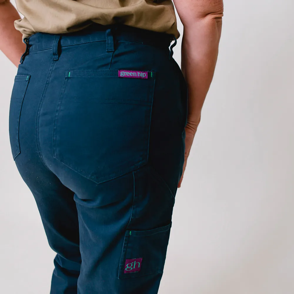 GREEN HIP High Rise Pants Original Gardener Green P-ORIG-G 06