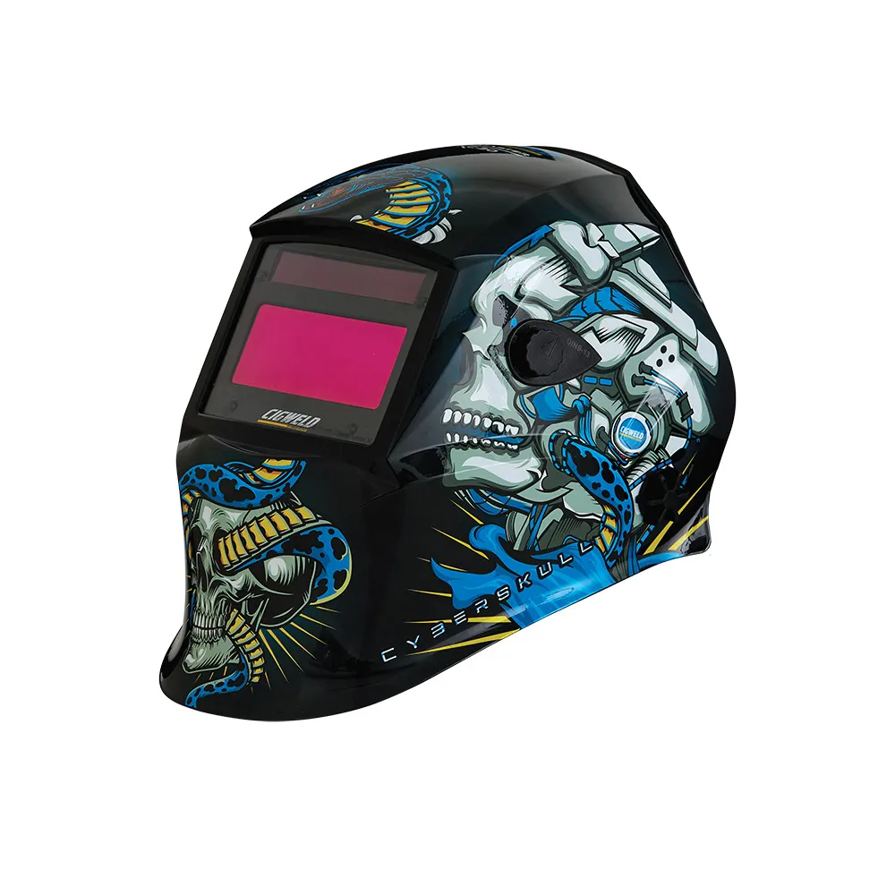 CIGWELD XC30 Welding Helmet CYBERSKULL Graphic WHAMXC230