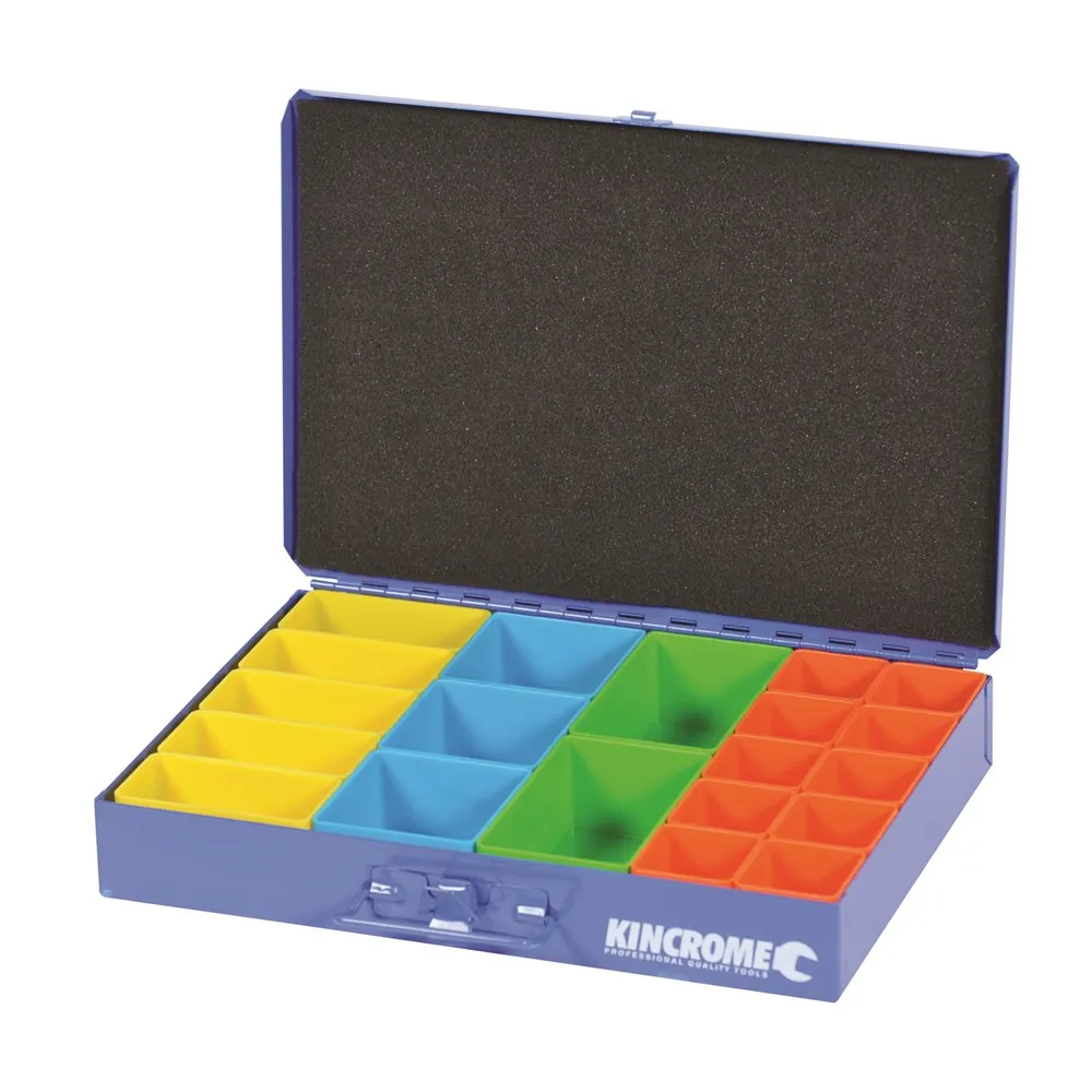 KINCROME 20 Compartment Metal Multi-Storage Case K7613