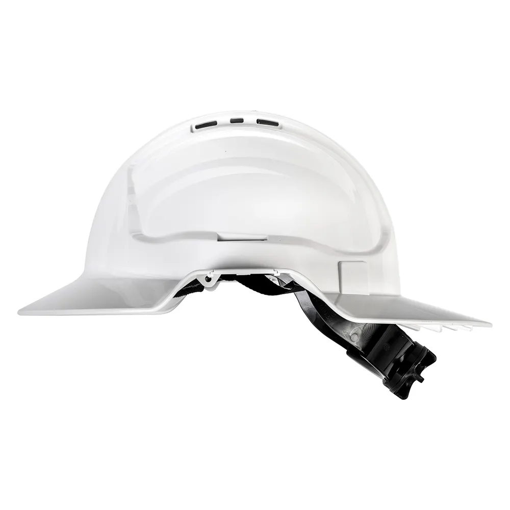MAXISAFE Broad Brim Hard Hat White HVB570-W