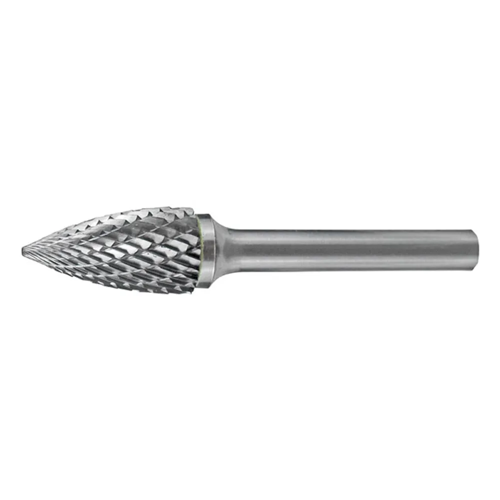 HOLEMAKER 3/8 x 3/4inch Tree Shape Pointed Carbide Burr CB-SG3
