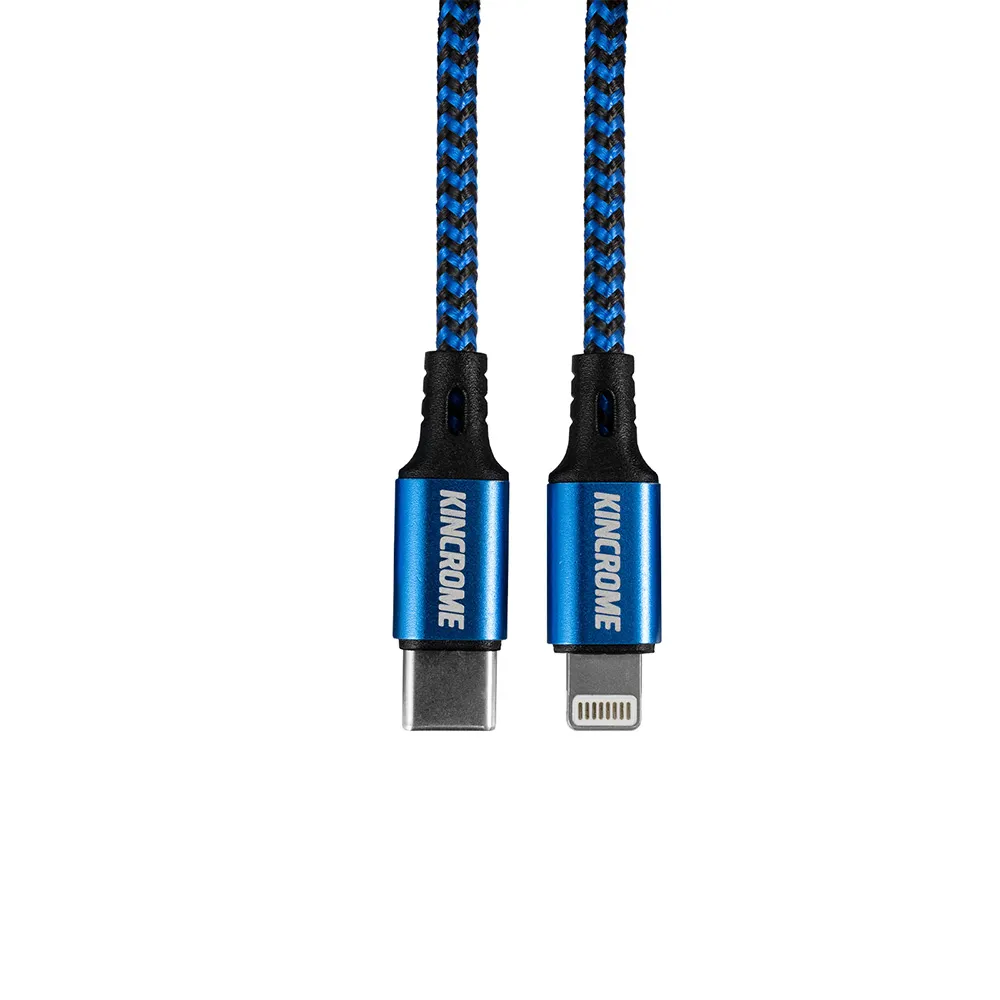 KINCROME 1m USB-C To Lightning Phone Cable KP1444